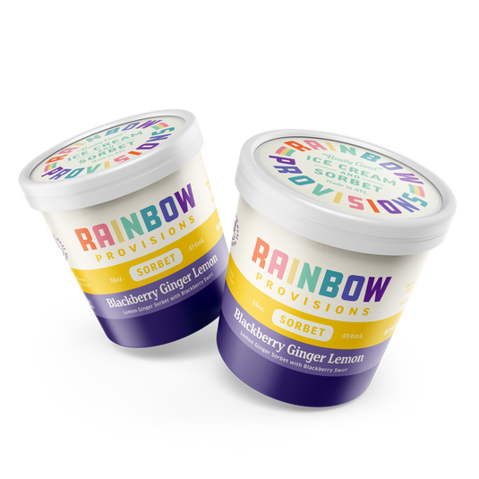 Rainbow Provisions - Blackberry Ginger Lemon Sorbet