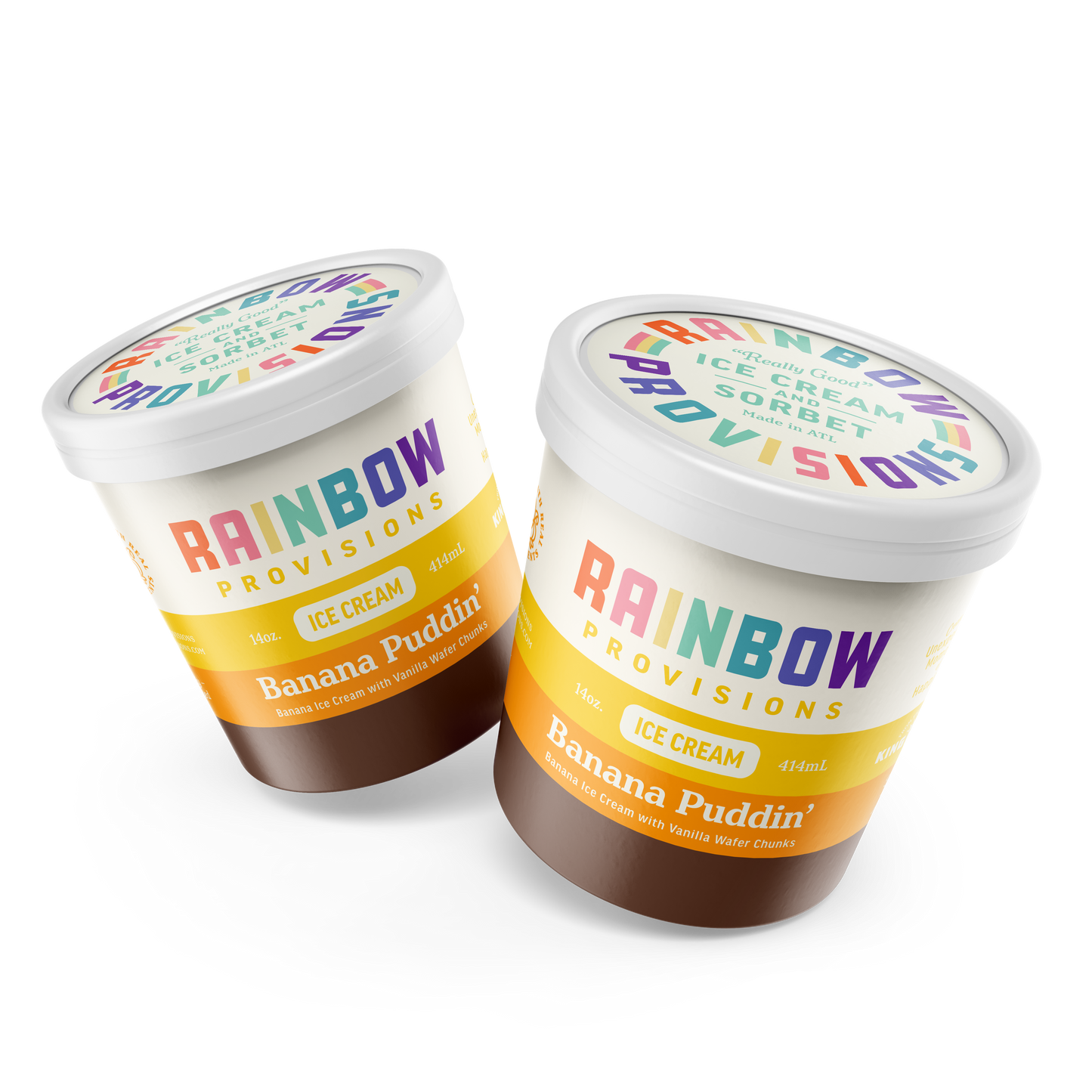 Rainbow Provisions - Banana Puddin' Ice Cream