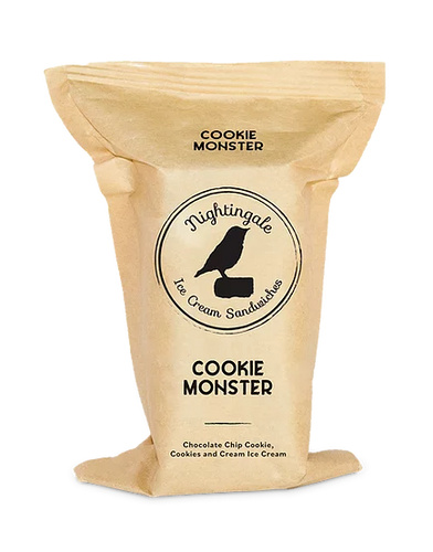 Nightingale Ice Cream Sandwiches - Cookie Monster