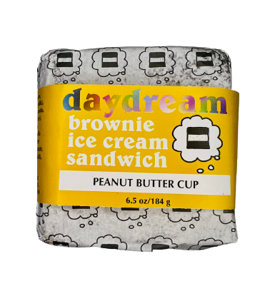 Daydream Brownie Ice Cream Sandwiches - Peanut Butter Cup