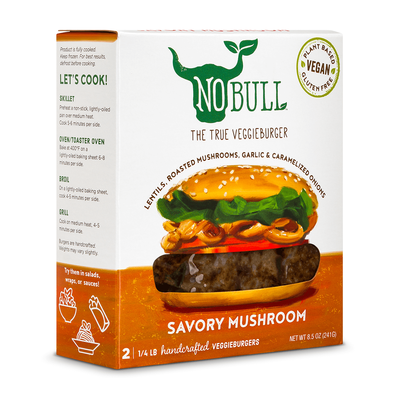 NoBull Burger - Savory Mushroom