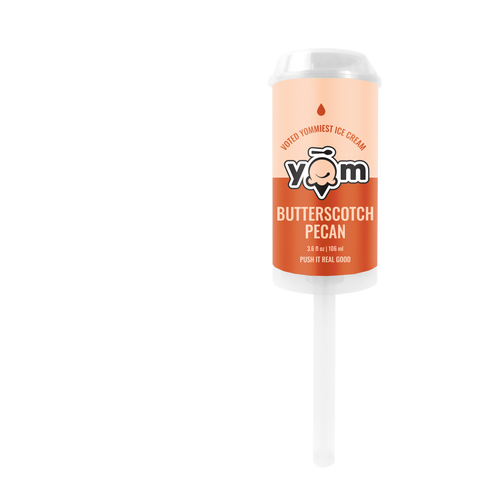 Yom Ice Cream Push Pop - Butterscotch Pecan