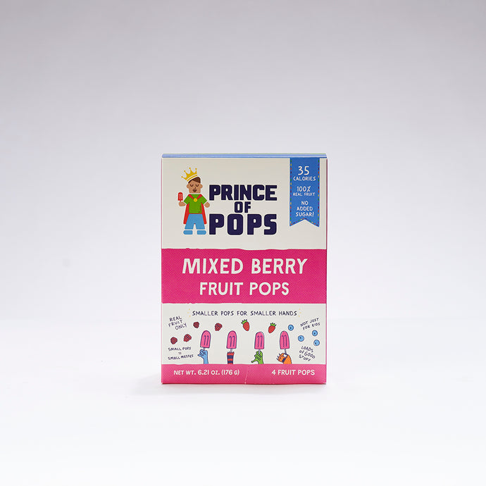 Prince of Pops - Mixed Berry - 4 Pack - 1.5oz