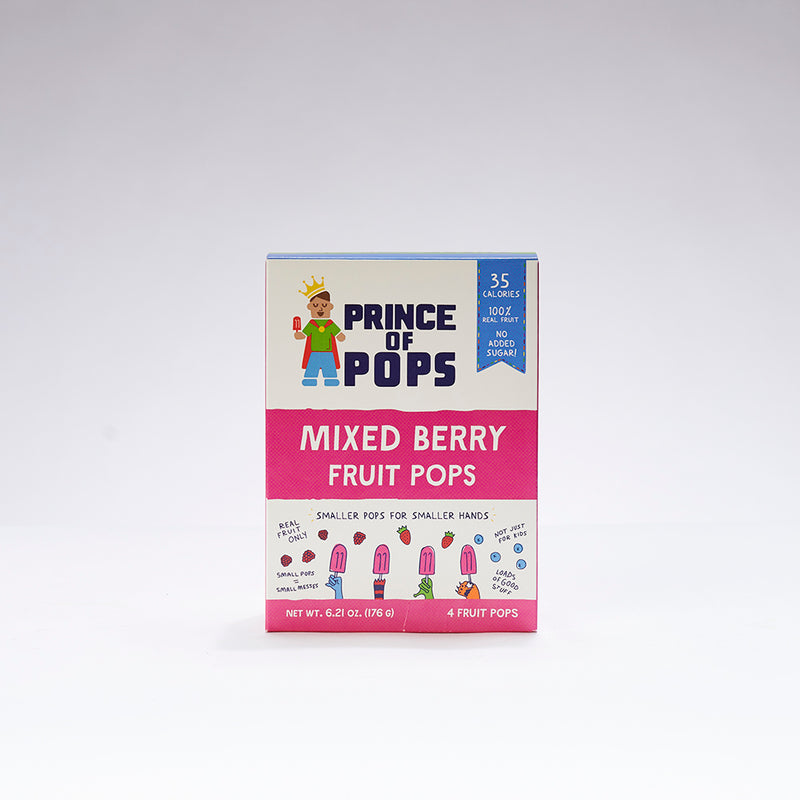 Load image into Gallery viewer, Prince of Pops - Mixed Berry - 4 Pack - 1.5oz

